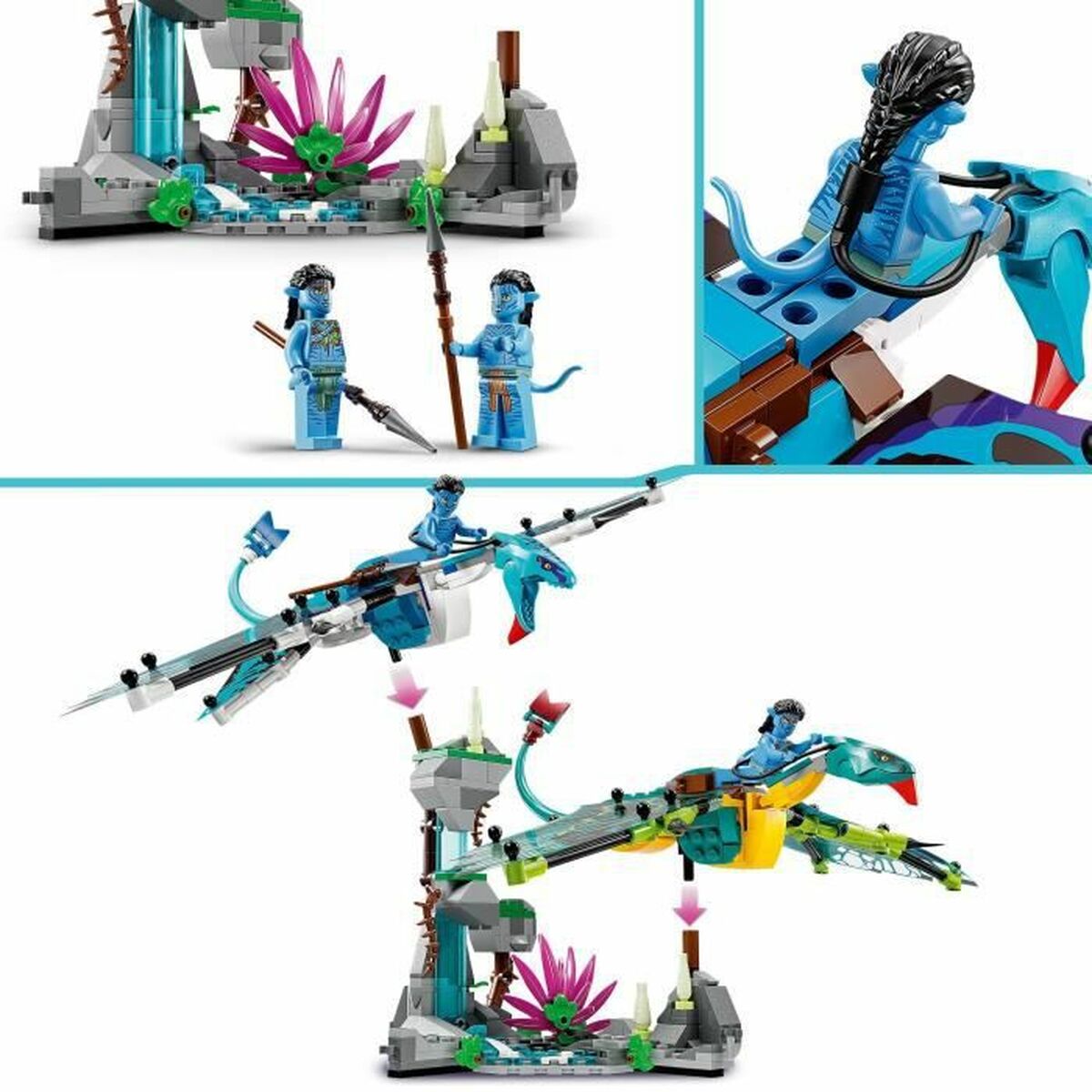 Playset Lego Avatar 75572 Jake & Neytiri's First Banshee Flight-3