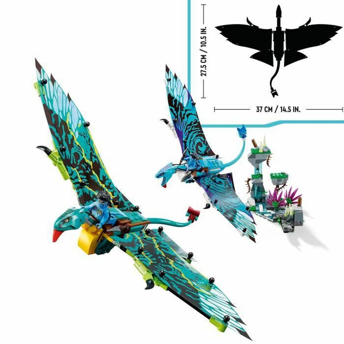 Playset Lego Avatar 75572 Jake & Neytiri's First Banshee Flight-4