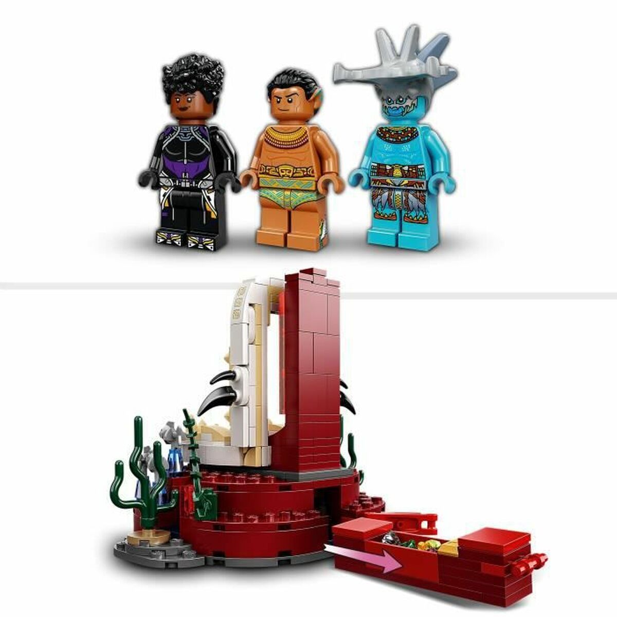 Строительный набор Lego Marvel 76213 The Throne Salle of King Namor-3