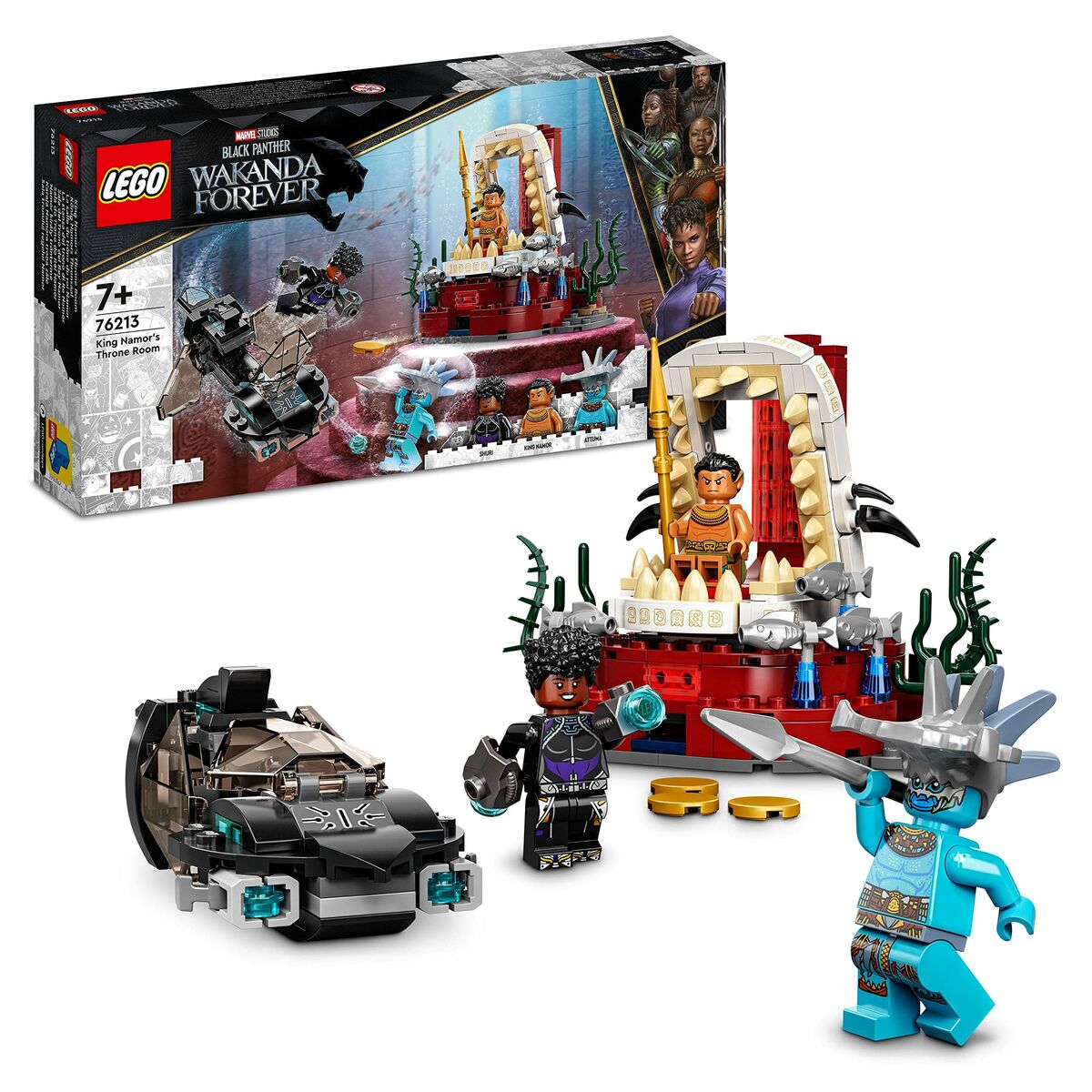Строительный набор Lego Marvel 76213 The Throne Salle of King Namor-7