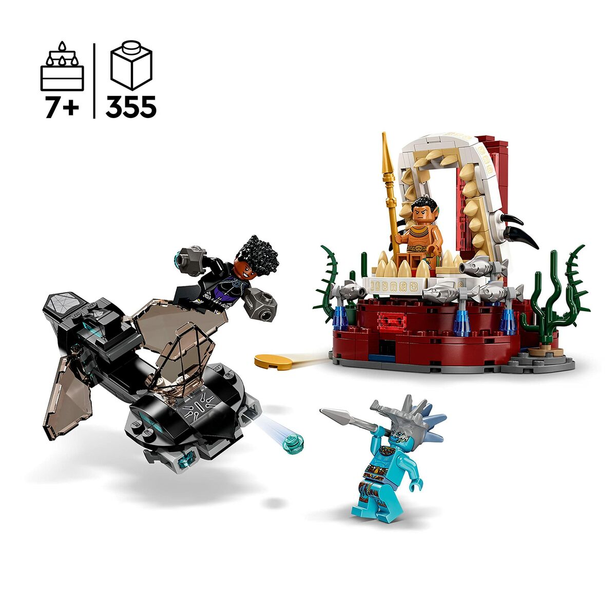 Строительный набор Lego Marvel 76213 The Throne Salle of King Namor-8