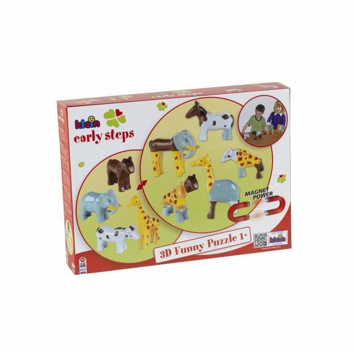 3D-паззл Klein Animals Магнитный 16 Предметы-3