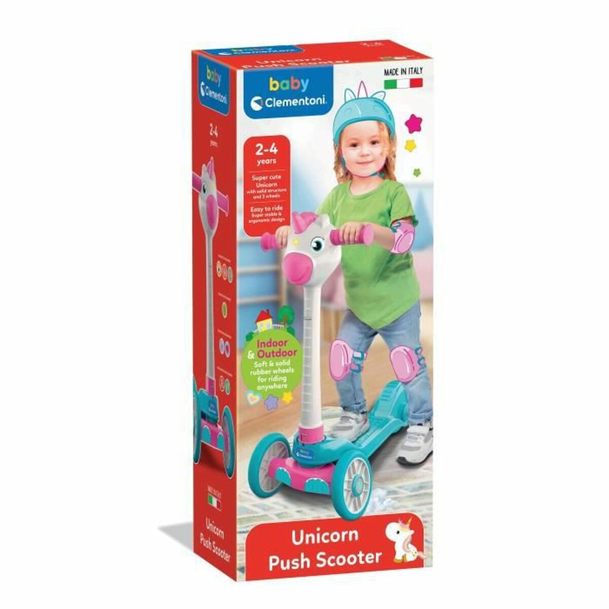 Скейт Clementoni Unicorn Push Scooter-3
