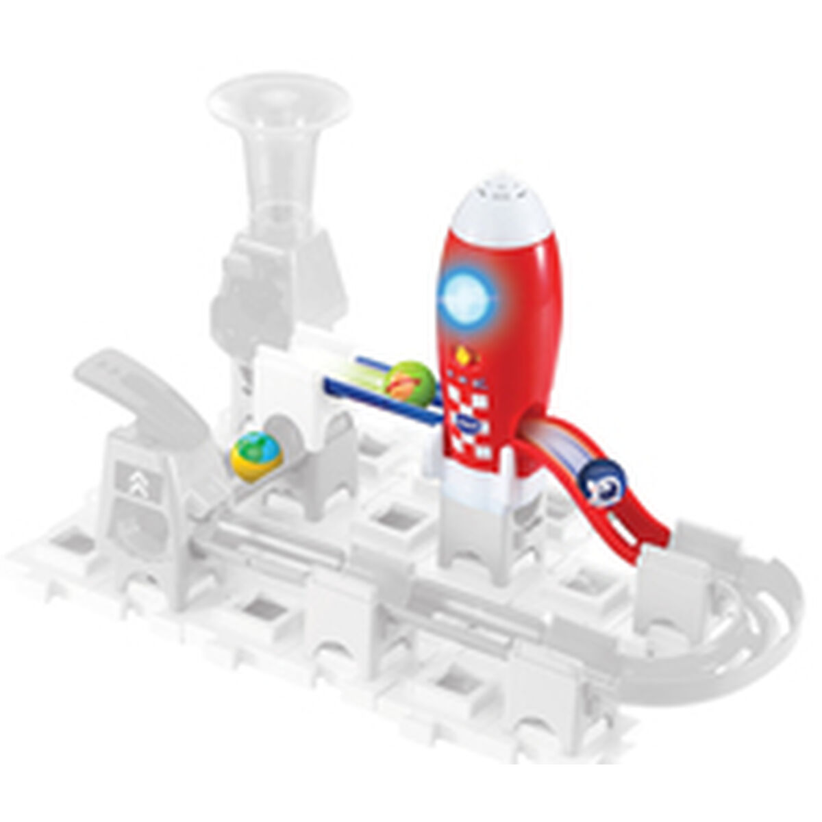 Набор стеклянных шариков Vtech Marble Rush - Expansion Kit Electronic - Raket Трасса Трасса c Рампами 3 Предметы + 4 Years-3