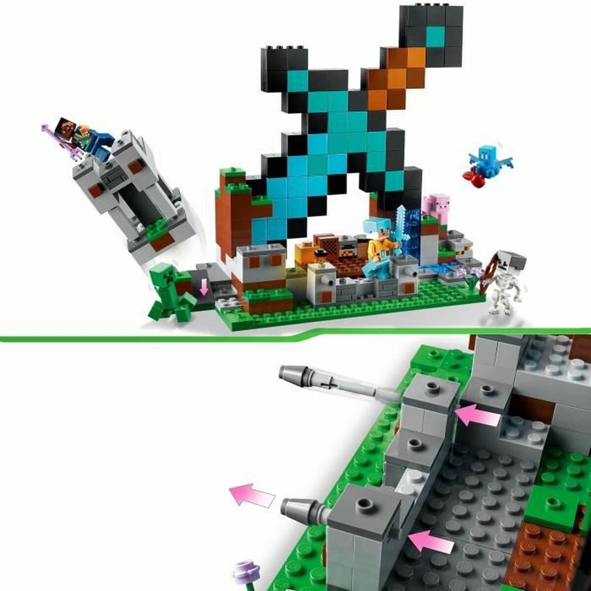 Playset Lego Minecraft 21244 Tower 427 Предметы-3