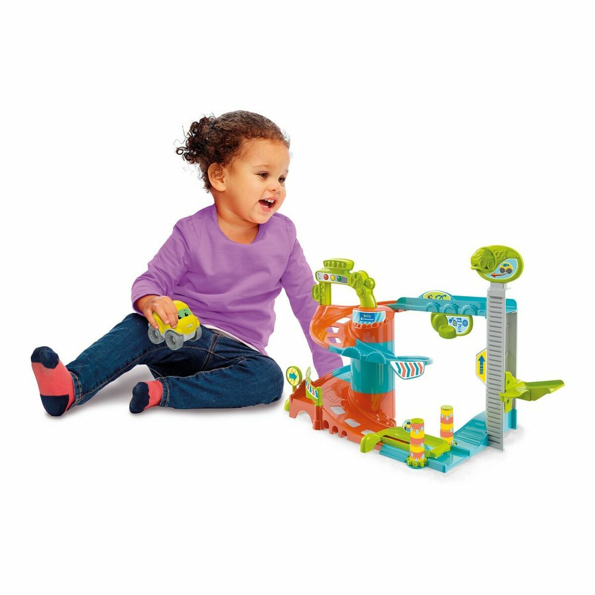 Garage-parking with cars Fun Garage Baby Track Clementoni FUN GARAGE - BABY TRACK-3
