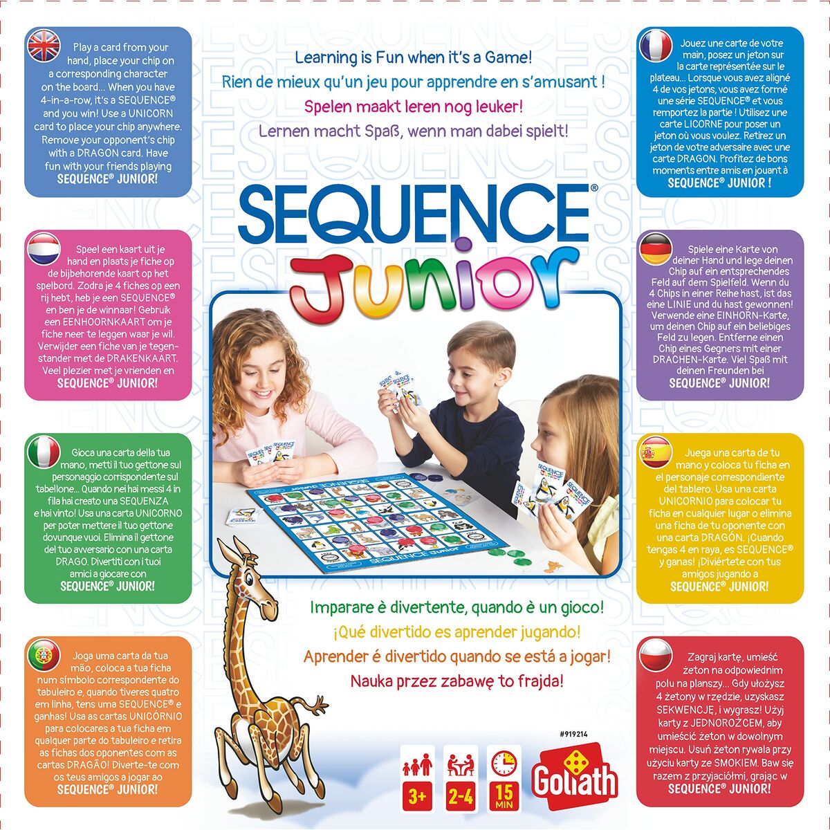 Игра для развития памяти Goliath Sequence Junior-6