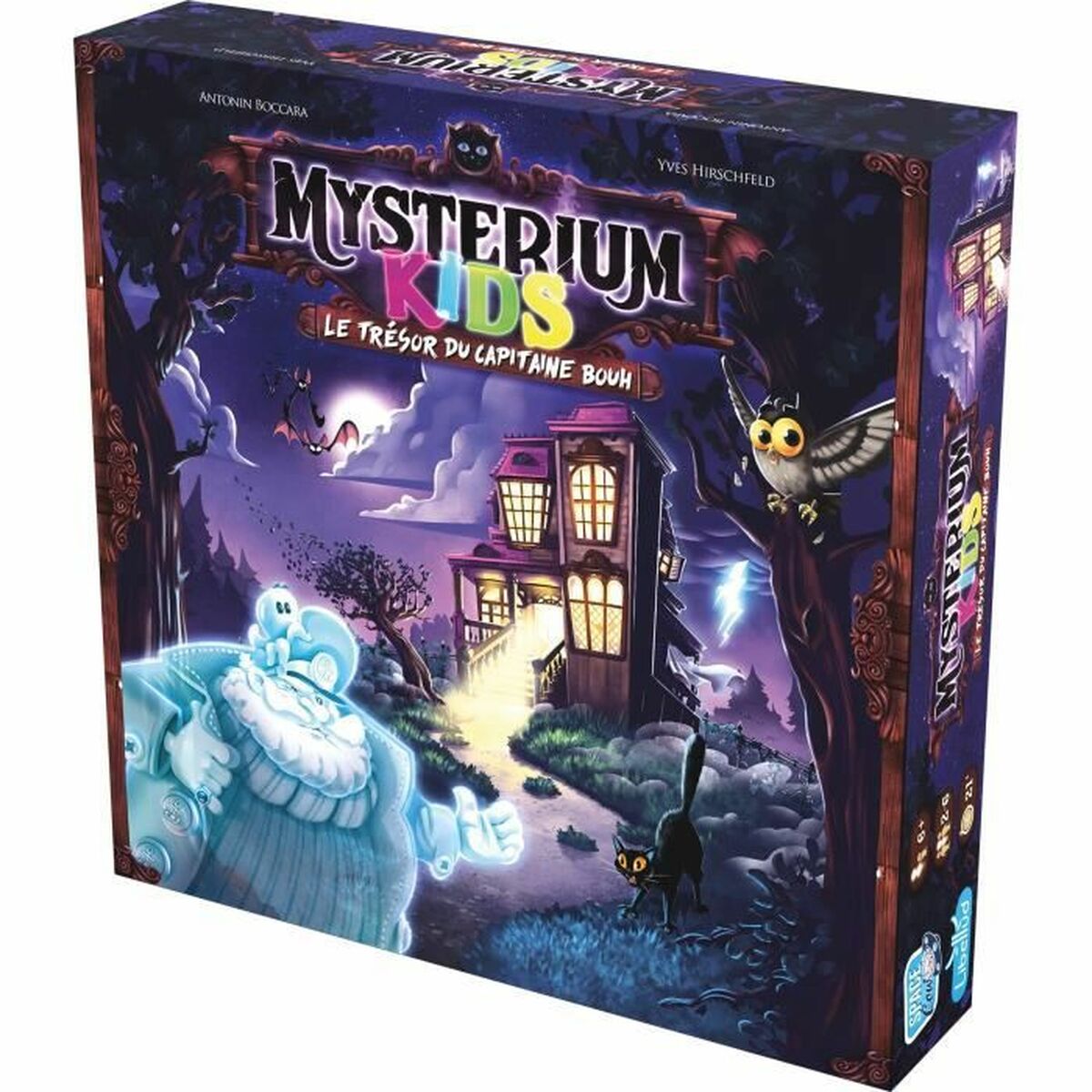 Настольная игра Asmodee Mysterium Kids: Le Trésor du Capitaine Bouh (FR)-3