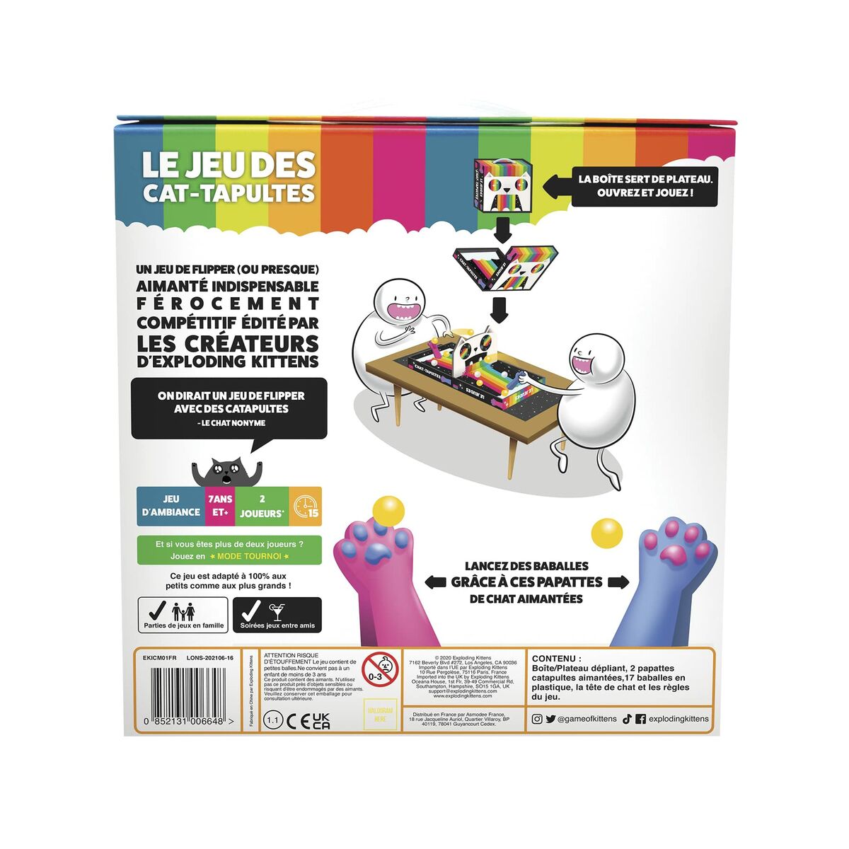 Настольная игра Asmodee Le Jeu des Cat-Tapultes (FR)-4