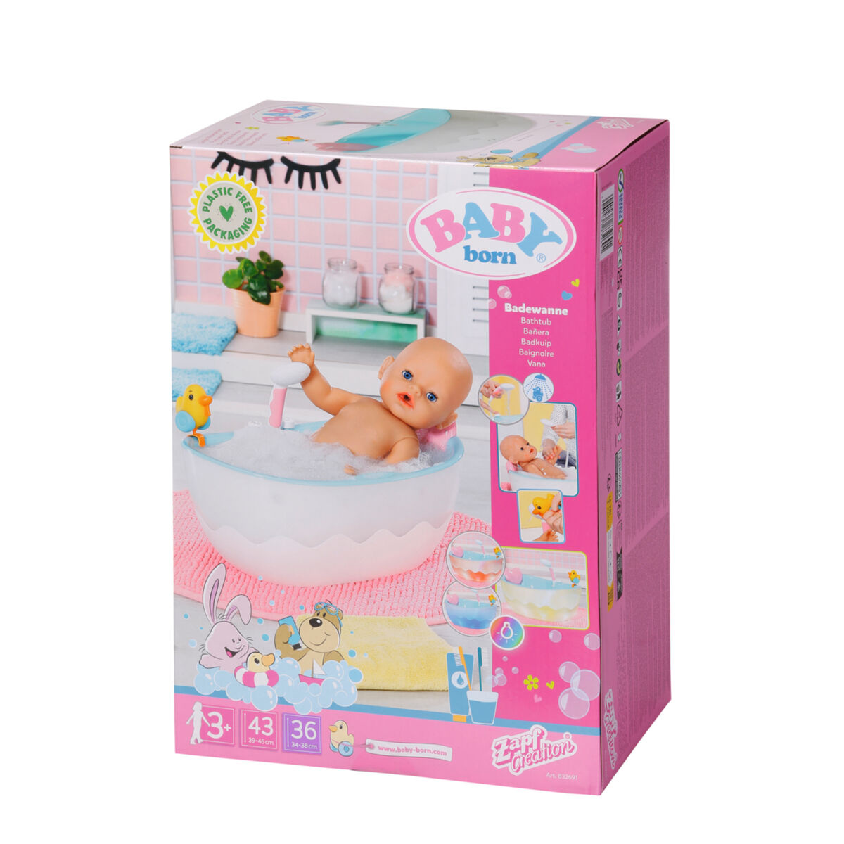 Baby Born Bathtub Lalka akcesoria-4