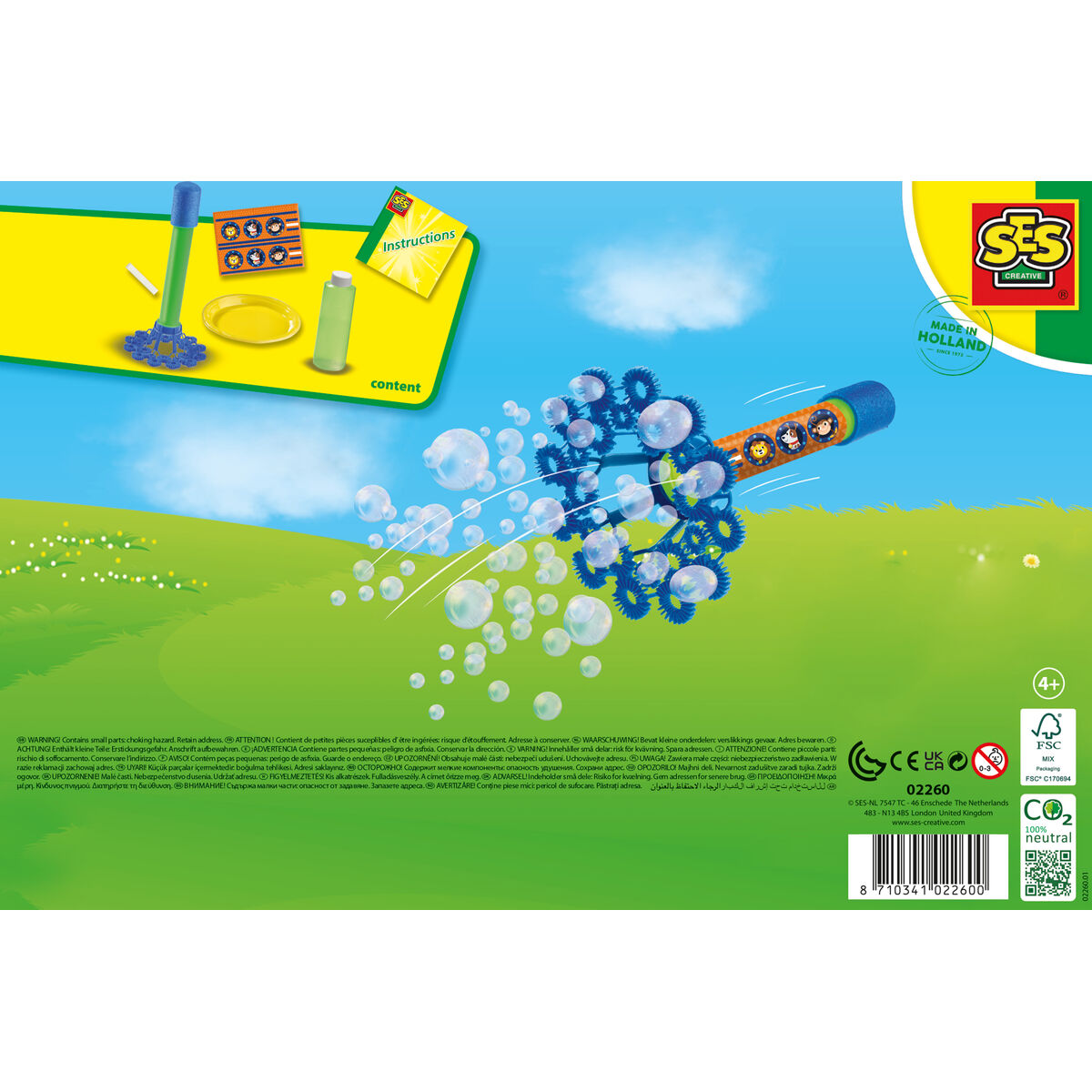 Мыльные пузыри SES Creative Rocket and trained of bubbles (FR)-4