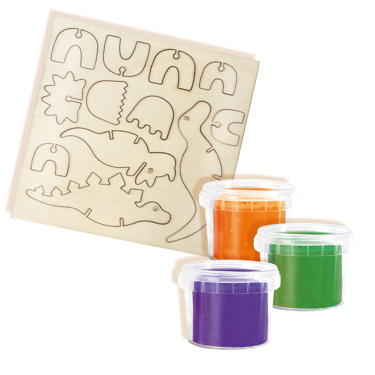 Пластилиновая игра SES Creative Dinosaurs Без глютена-3
