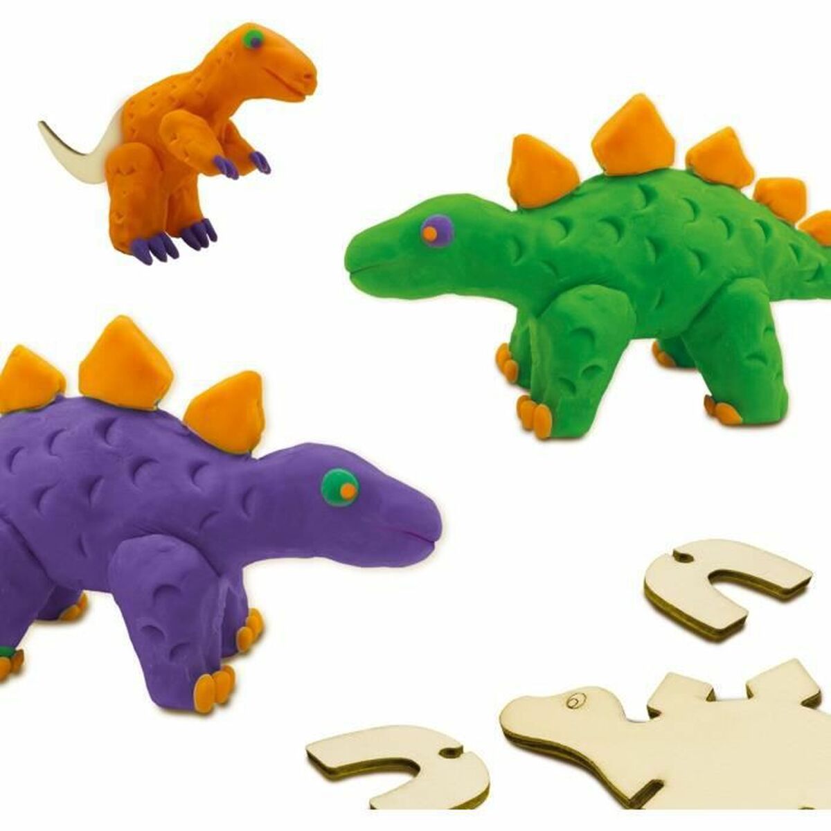 Пластилиновая игра SES Creative Dinosaurs Без глютена-4