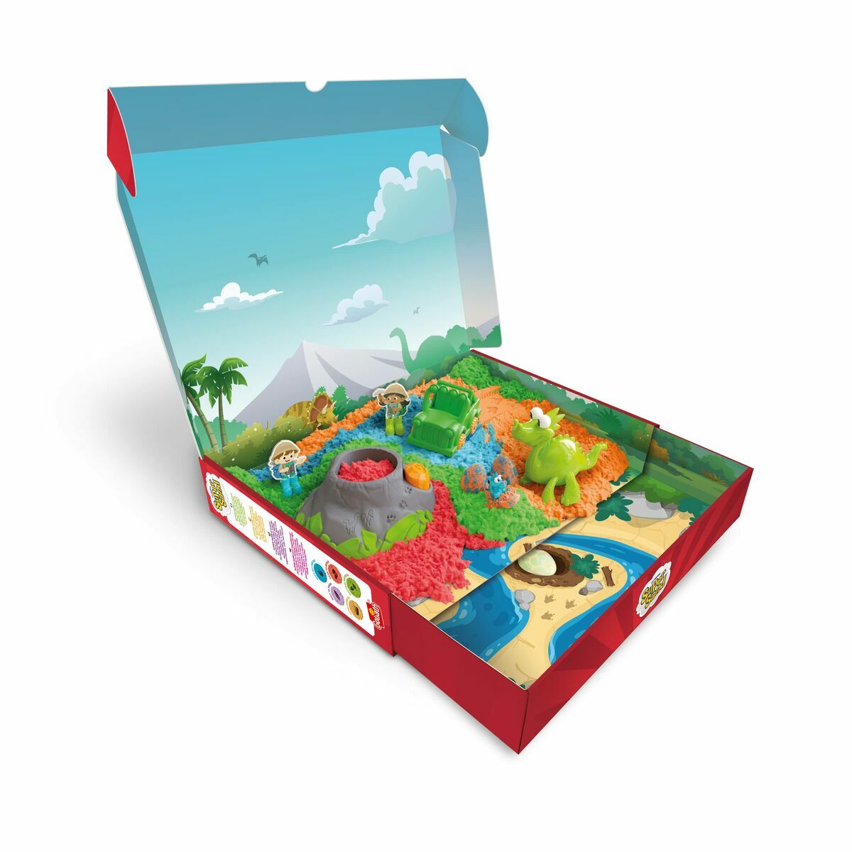 Playset Goliath Dino World Волшебный песок (28,5 x 5,5 x 24 cm)-3