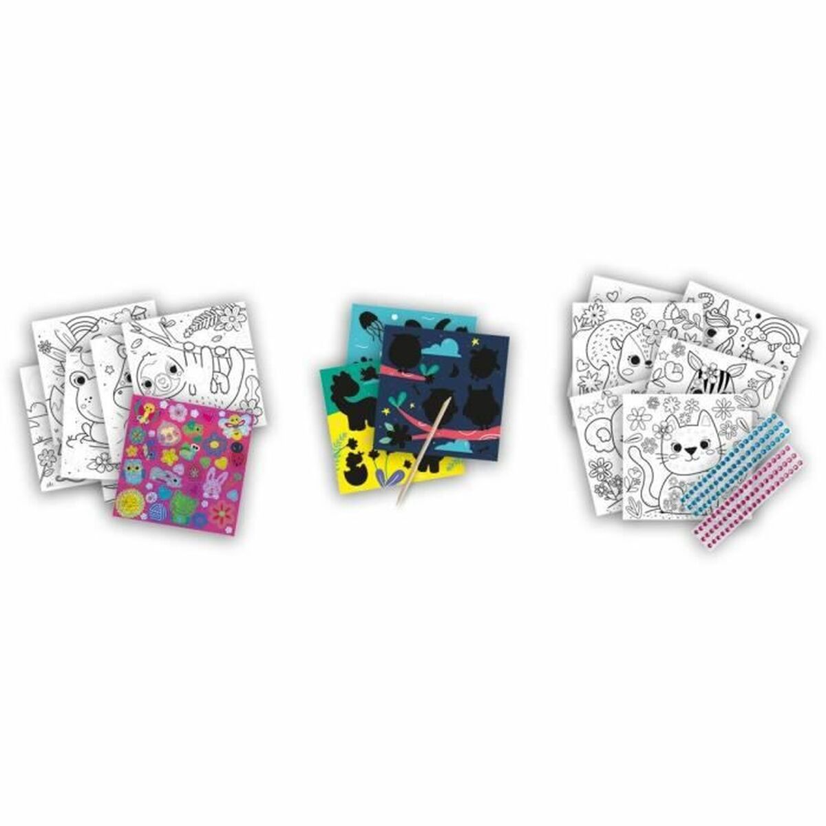 Рисунки для рисования SES Creative Activity Colouring Book 3-в-1 ноутбук-2