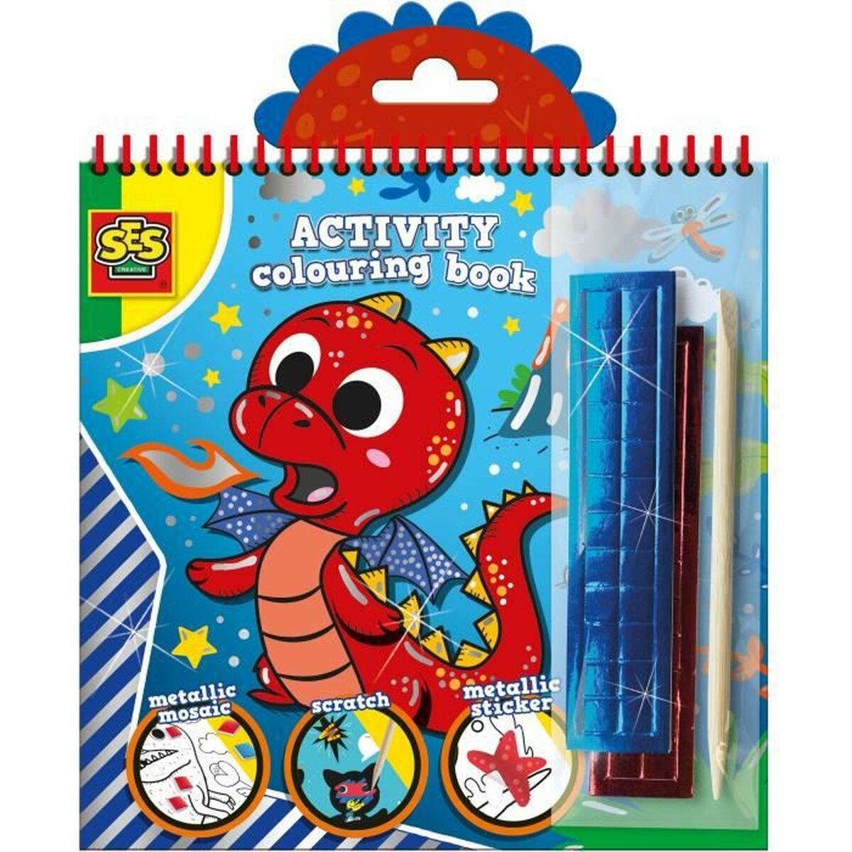 Images pour dessin SES Creative Activity Colouring Book 3-en-1 ordinateur portable
