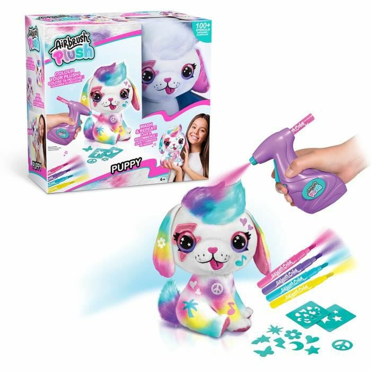 Ремесленный комплект Canal Toys Airbrush Plush Puppy кастомизированный-2