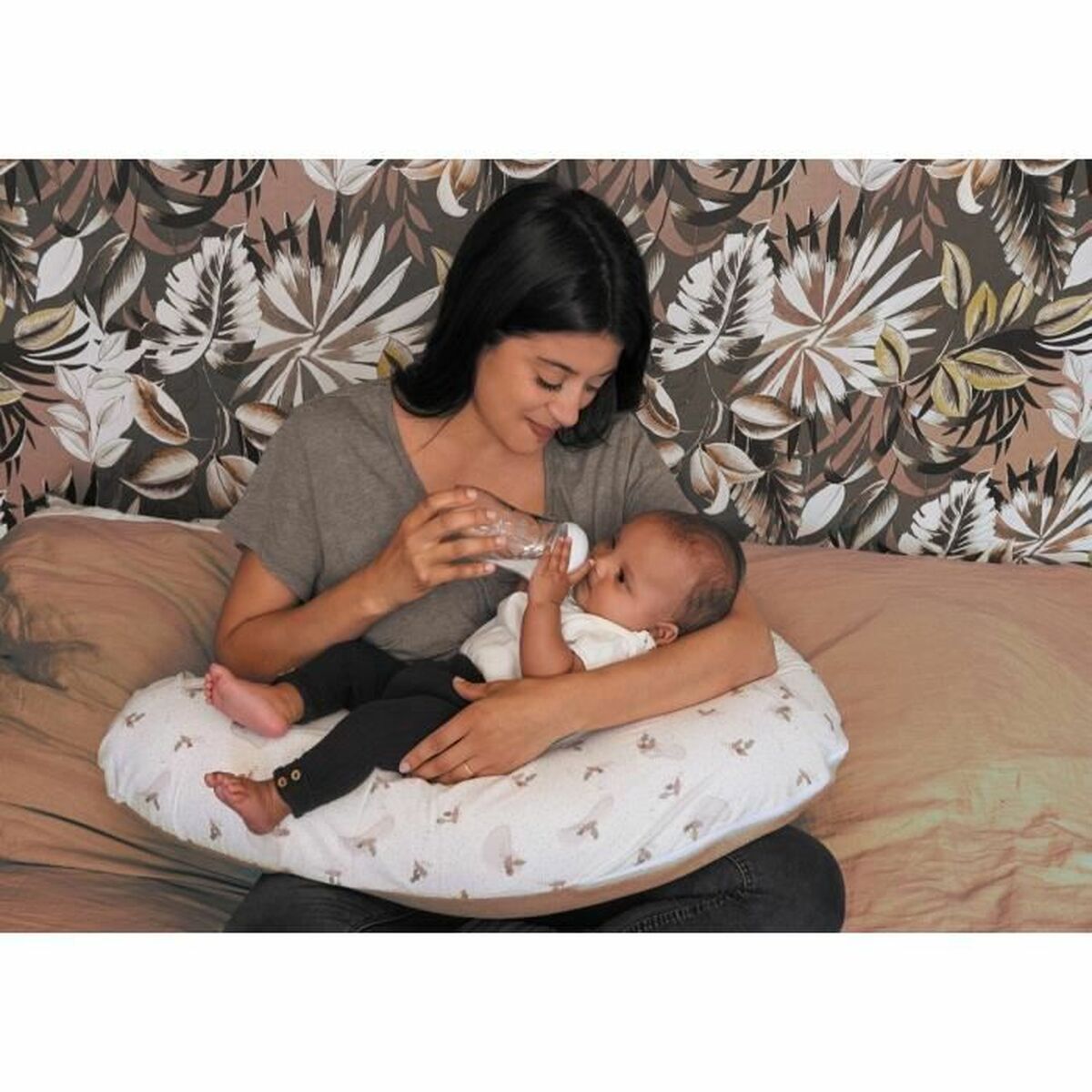 Breastfeeding Cushion Tineo Белый/Красный-2