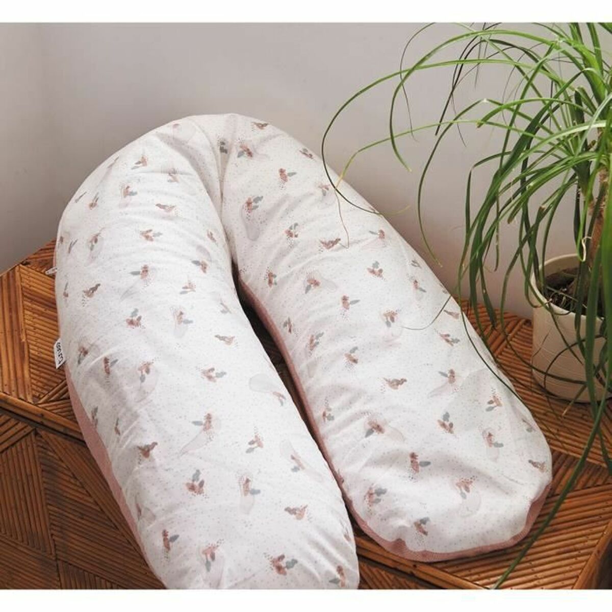Breastfeeding Cushion Tineo Белый/Красный-3