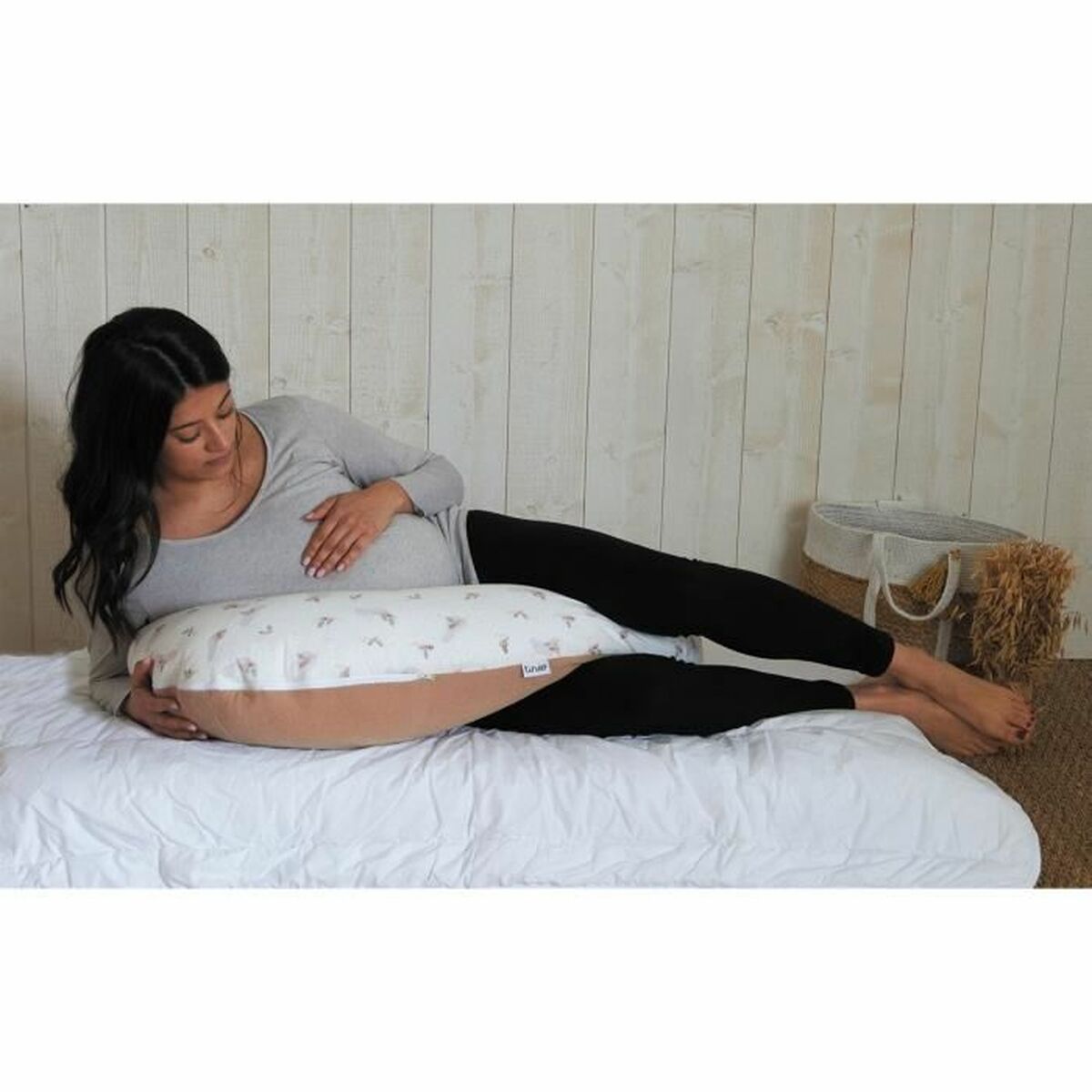 Breastfeeding Cushion Tineo Белый/Красный-4
