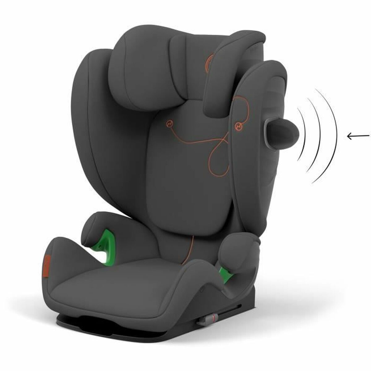 Автокресло Cybex II (15-25 kg) III (22 - 36 kg) Серый-5