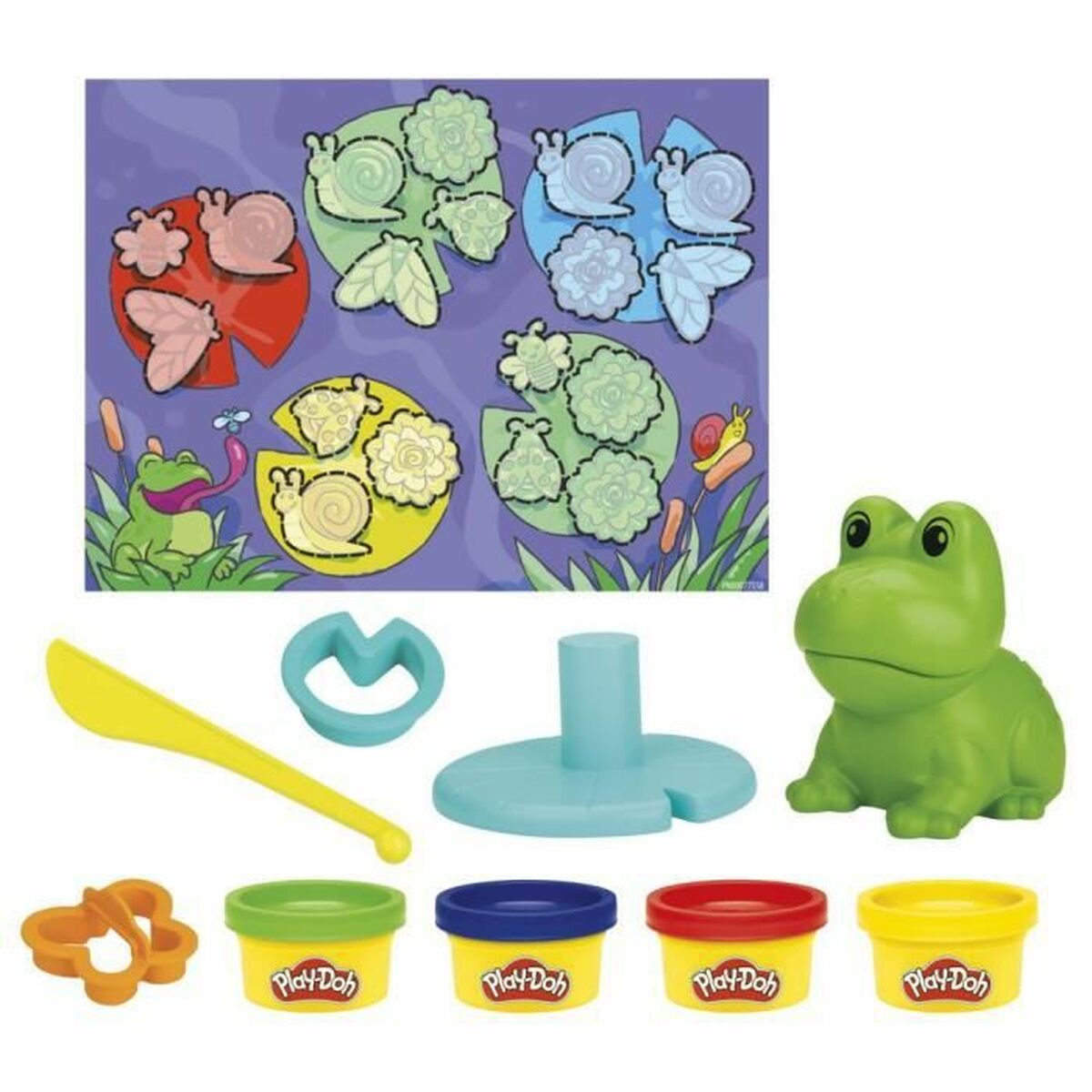 Пластилиновая игра Play-Doh Kikker en Kleuren Starters Set-2