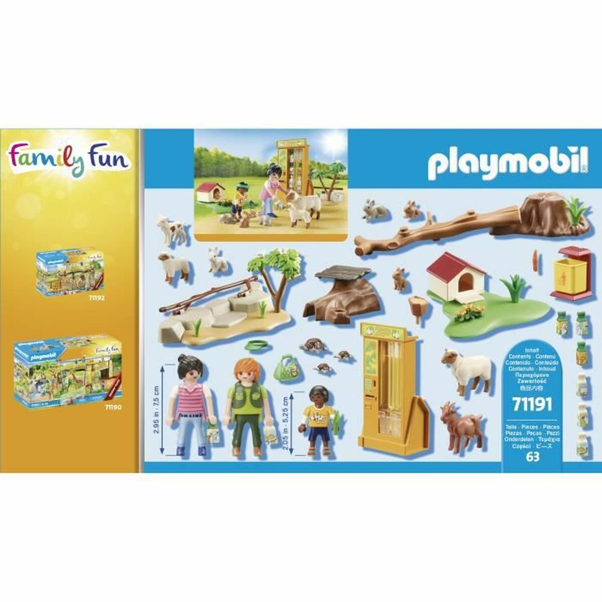 Playset   Playmobil Family Fun - Educational farm 71191         63Предметы-4