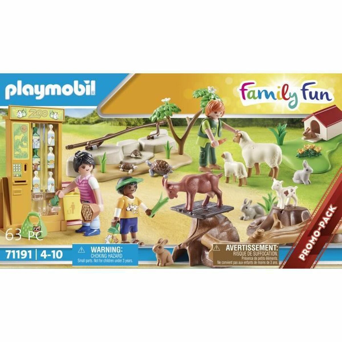Playset   Playmobil Family Fun - Educational farm 71191         63Предметы-5