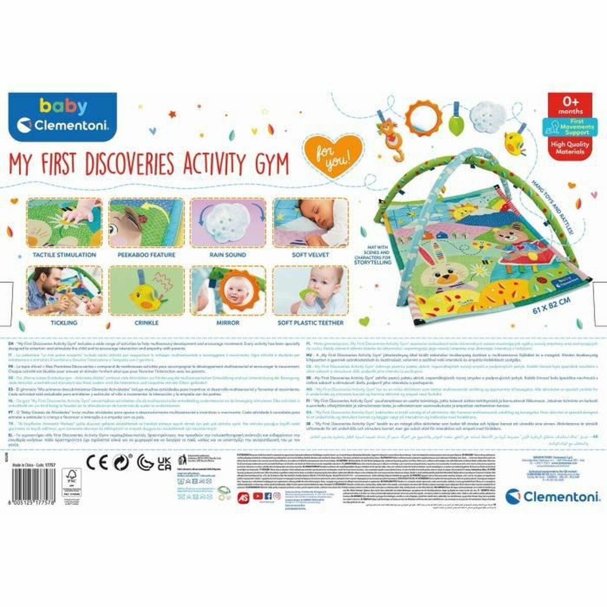Центр деятельности Clementoni My first Discoveries activity Gym-3