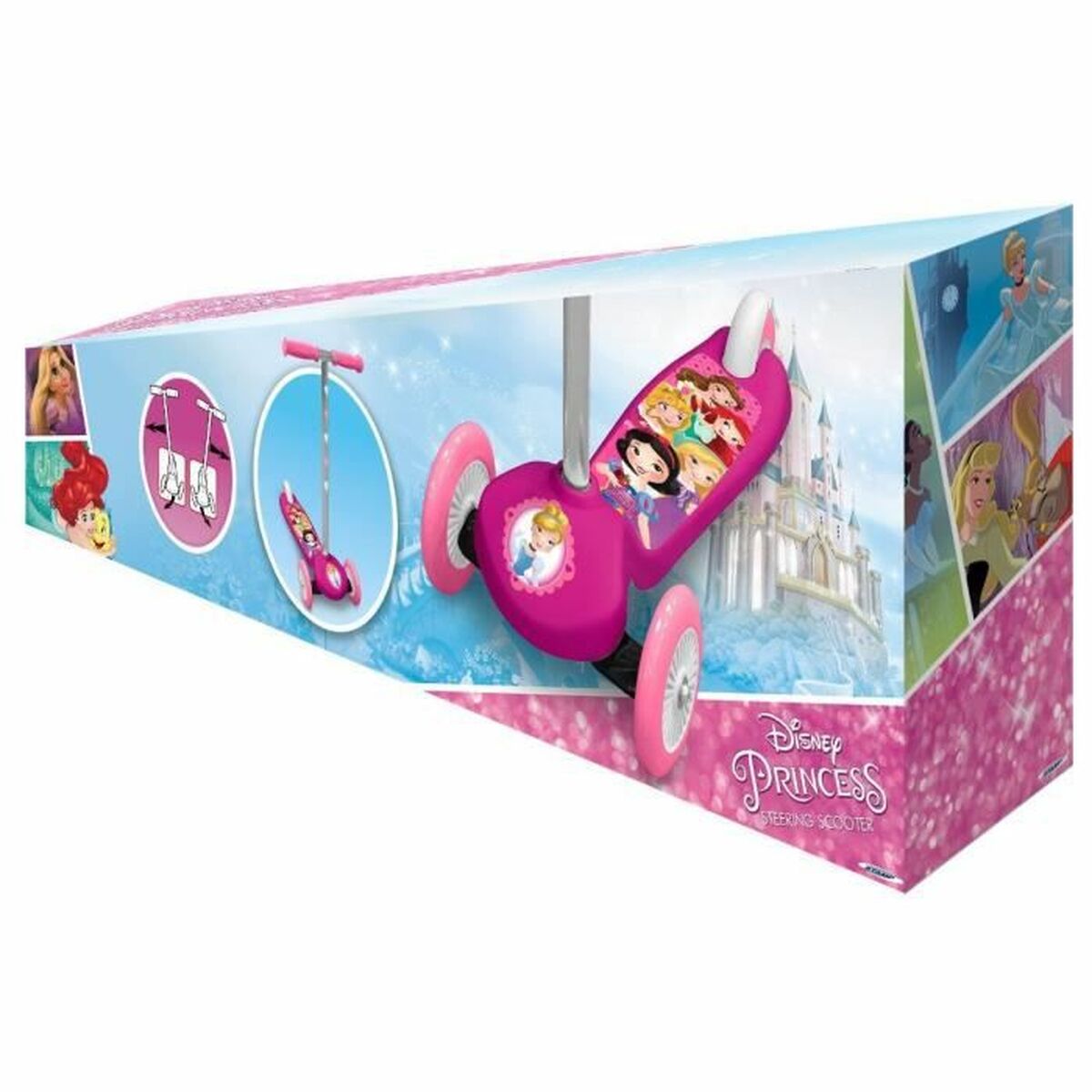 Скейт Stamp DISNEY PRINCESSES Розовый-2