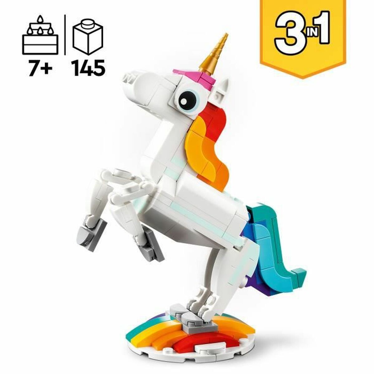 Playset Lego  Creator 3-in-1 31140 The magic unicorn-3