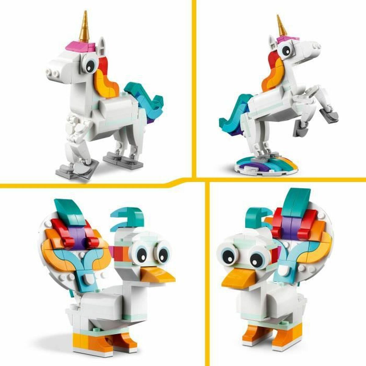 Playset Lego  Creator 3-in-1 31140 The magic unicorn-4