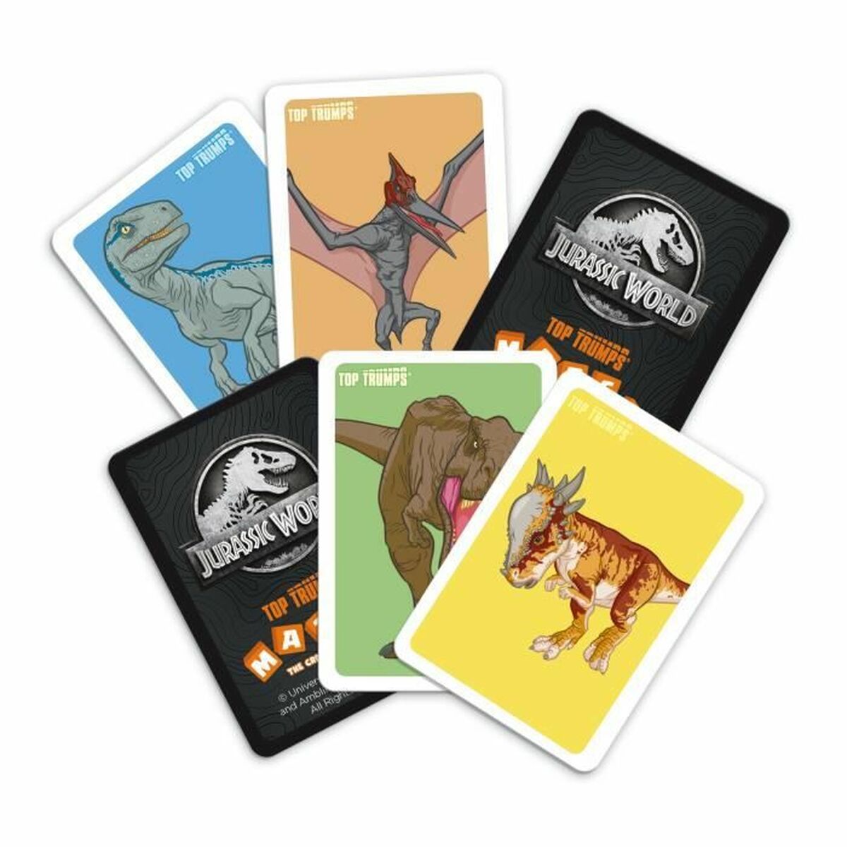 Игра для развития памяти Jurassic World Match Разноцветный (Inglés, Alemán)-3