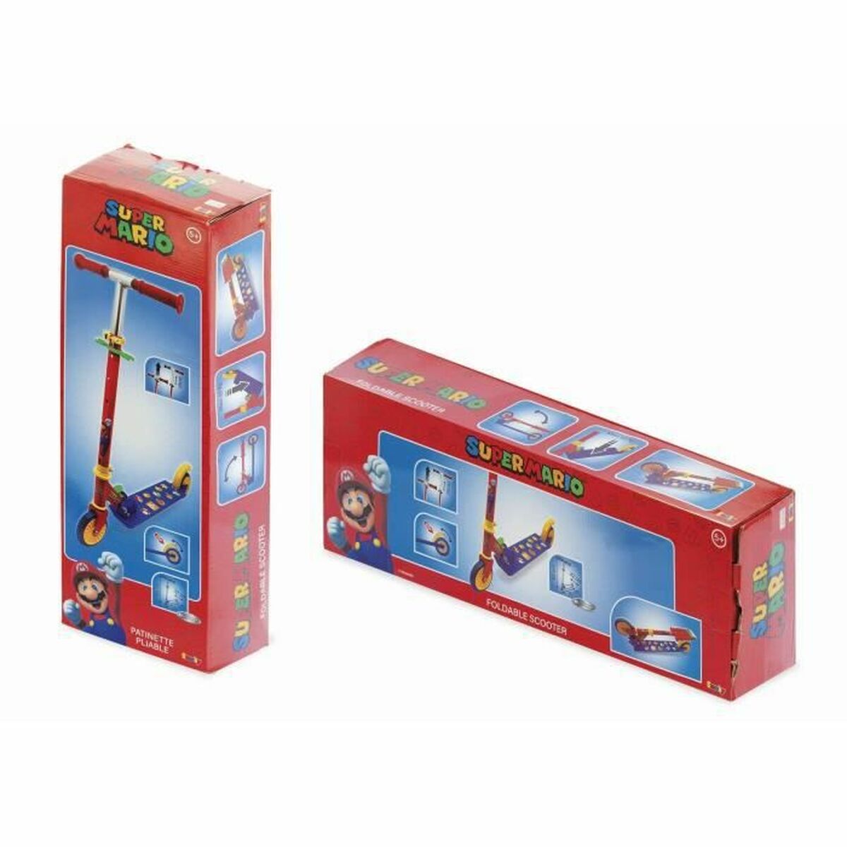 Скейт Smoby Super Mario Разноцветный-5