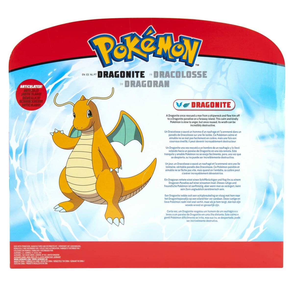 Сочлененная фигура Pokémon Dragonite 30 cm-7
