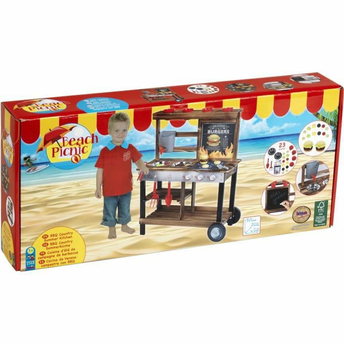 Игрушечное барбекю Klein Beach Picnic Игрушка-6