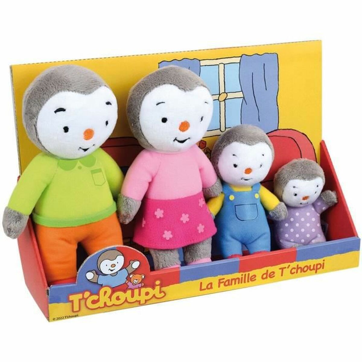 Plush Jemini T'Choupi Family-2