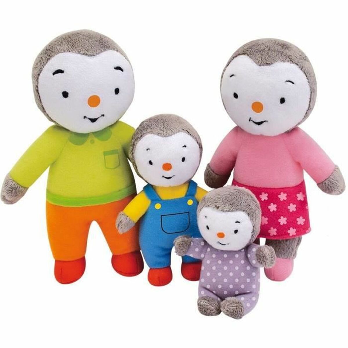 Plush Jemini T'Choupi Family-4