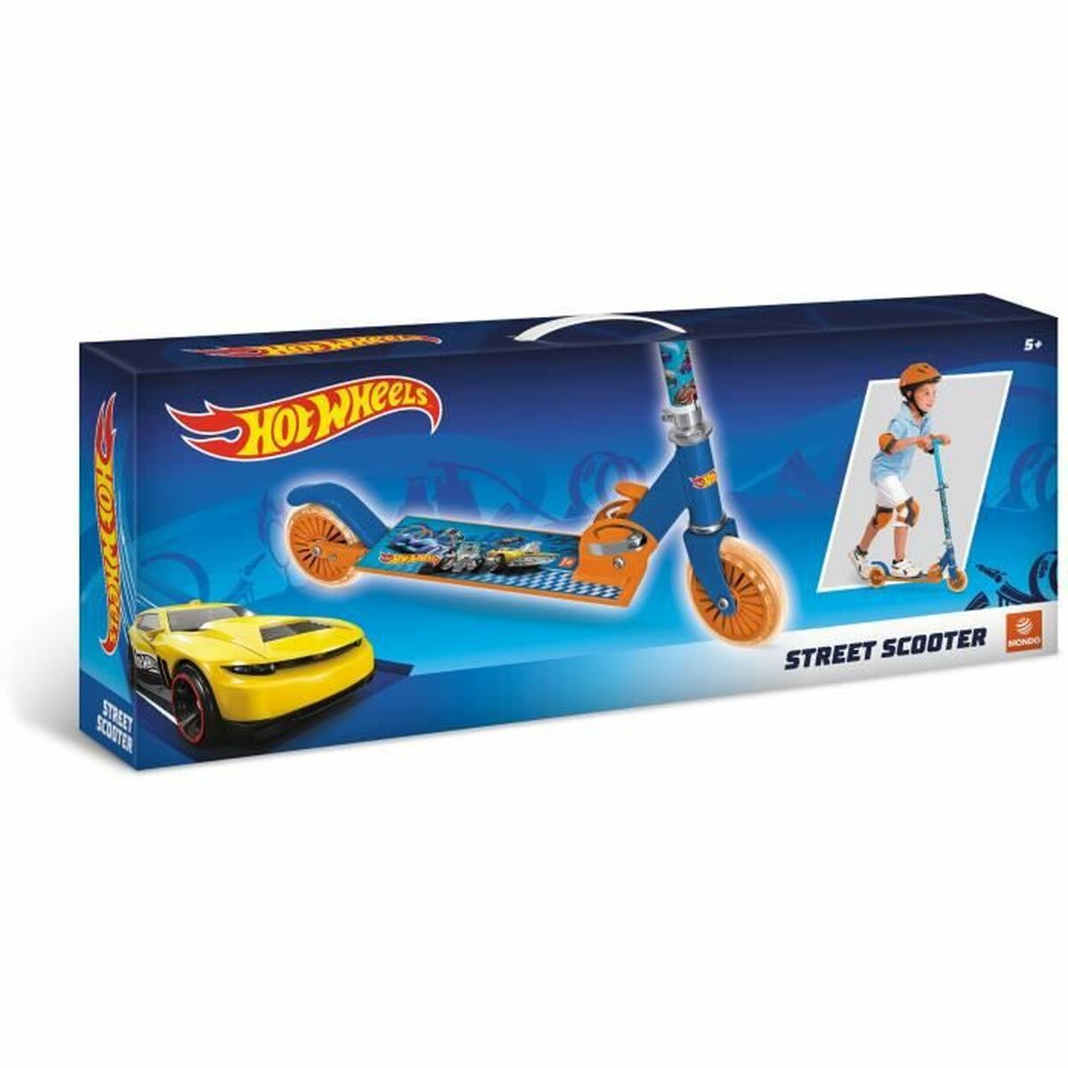 Скейт Mondo Hot Wheels Детский-5