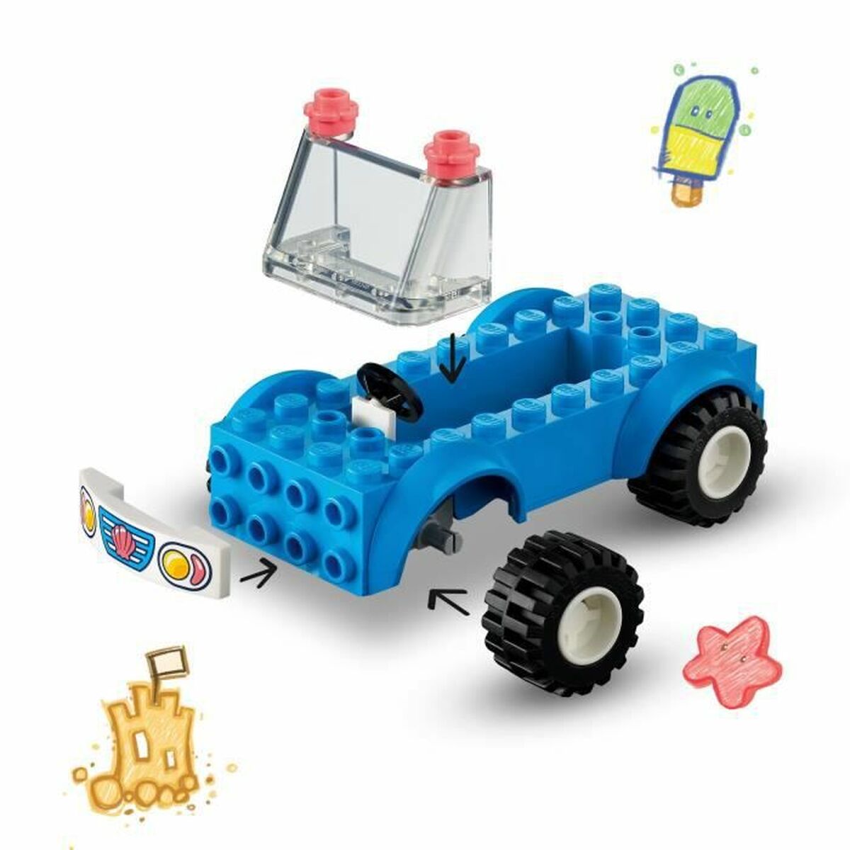 Набор машинок Lego 41725-4