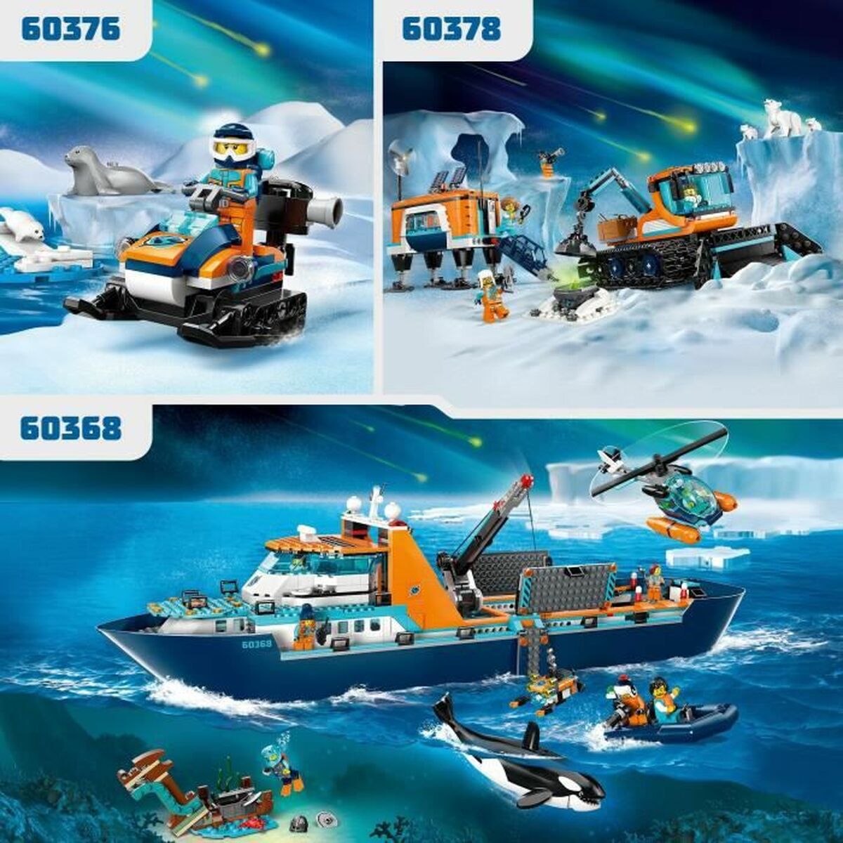Набор машинок Lego 60376-3