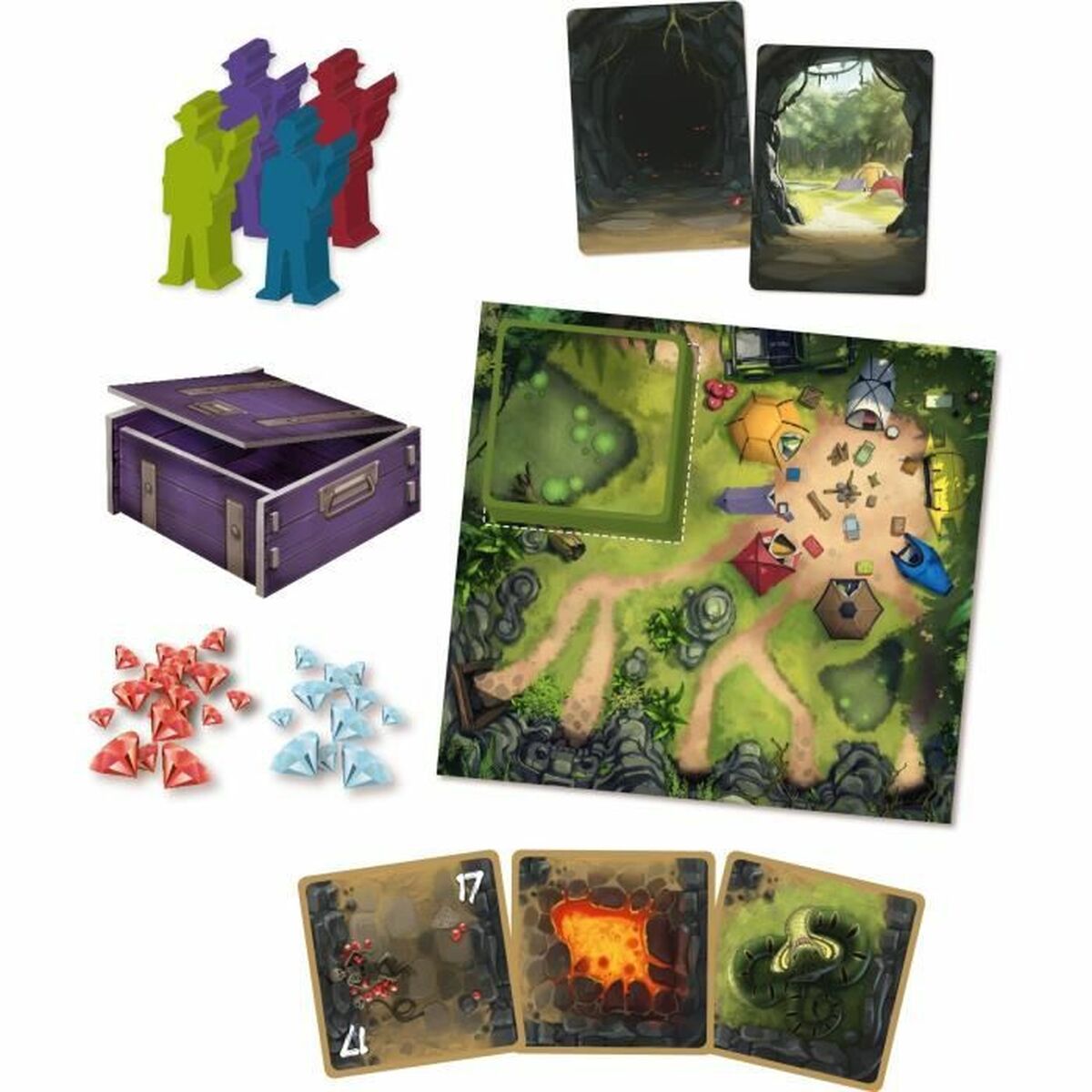 Настольная игра Iello Diamond (FR) Разноцветный (1 Предметы)-2