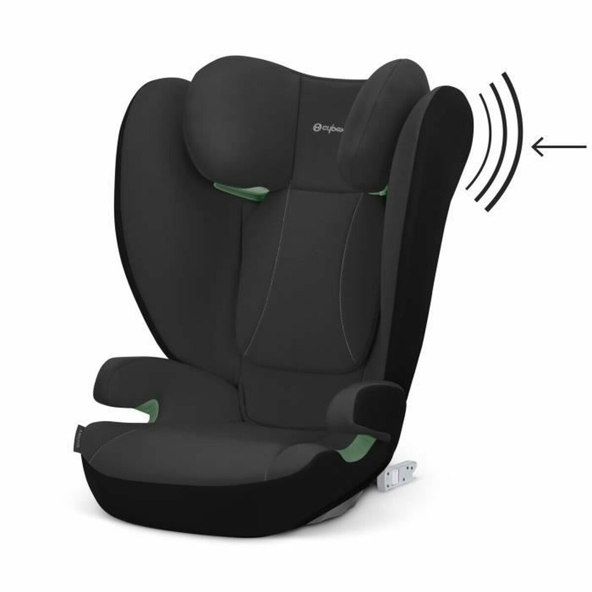 Автокресло Cybex SOLUTION B I-FIX II (15-25 kg) III (22 - 36 kg) Чёрный-4