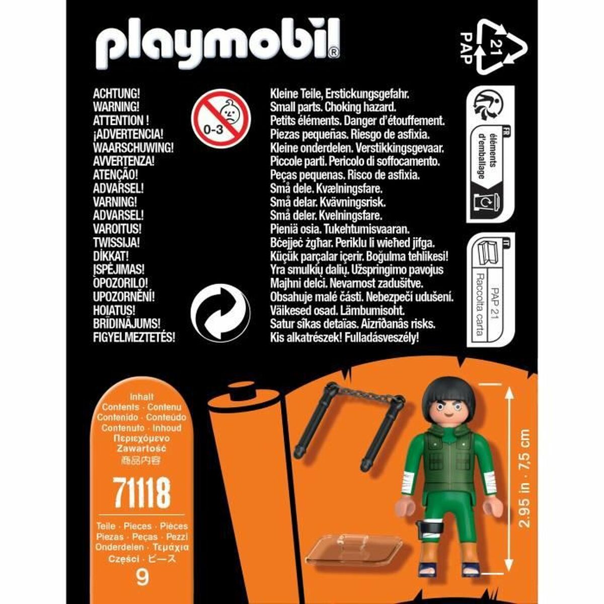 Статуэтки Playmobil Rock Lee 9 Предметы-5