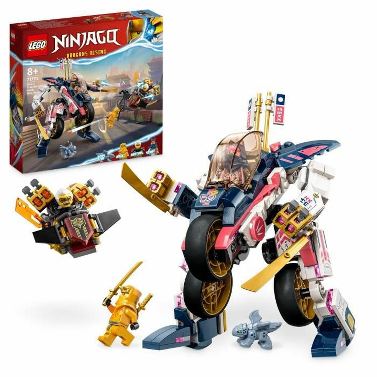 Conjunto de construção Lego Ninjago 71792 The Transformable Bell of Sora