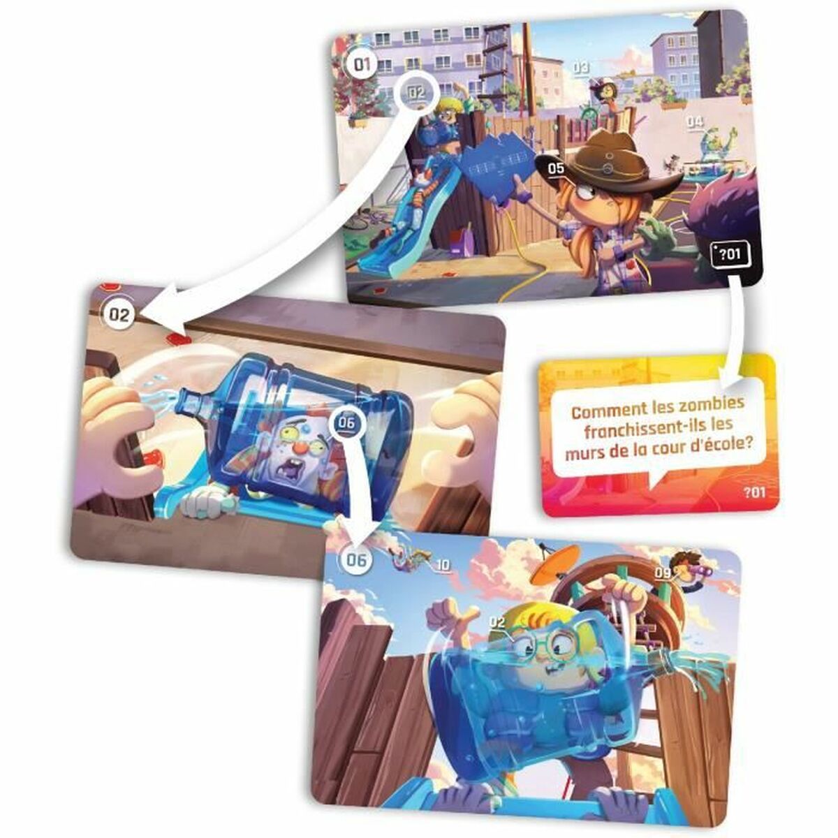 Настольная игра Flashback: Zombie Kidz (FR)-3