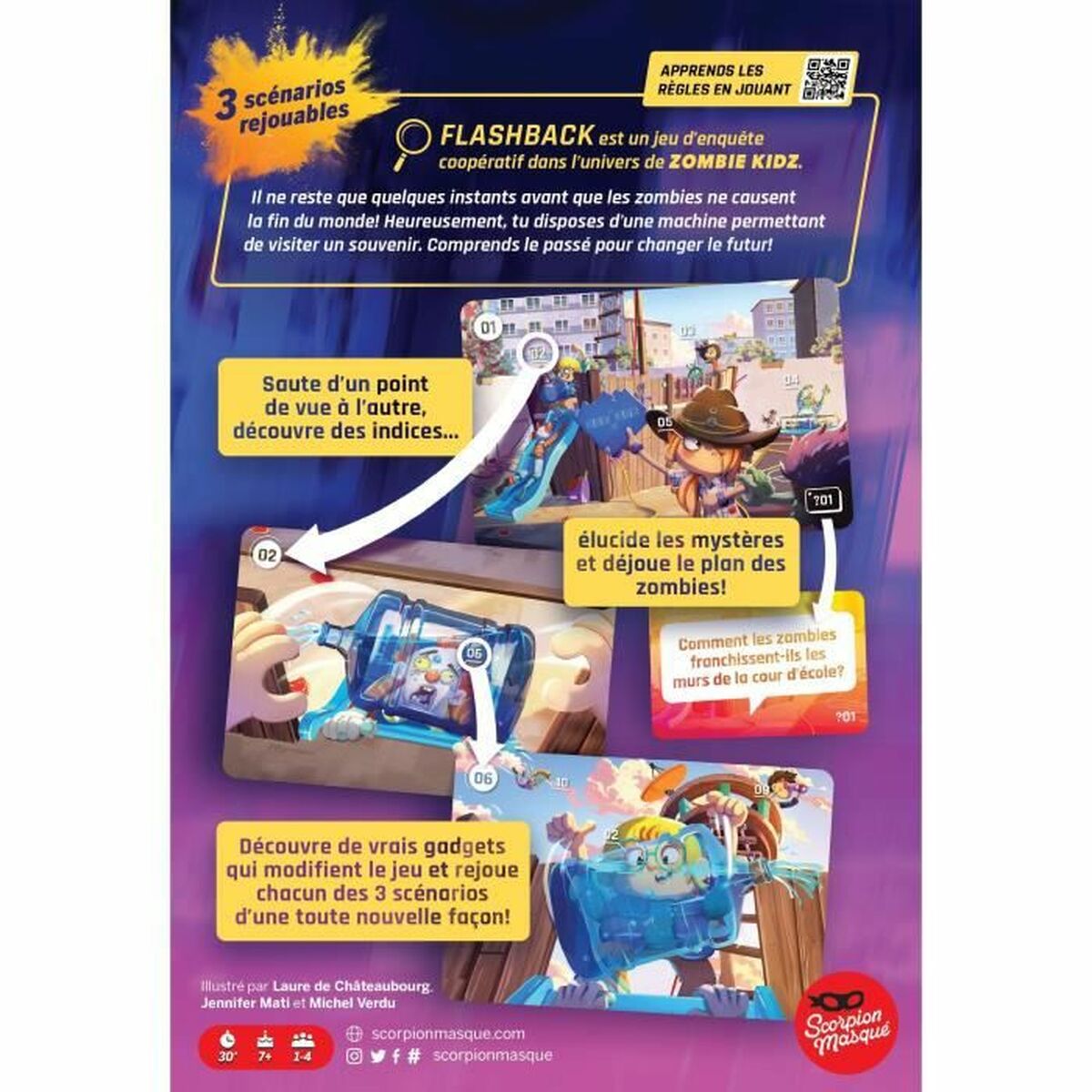 Настольная игра Flashback: Zombie Kidz (FR)-5