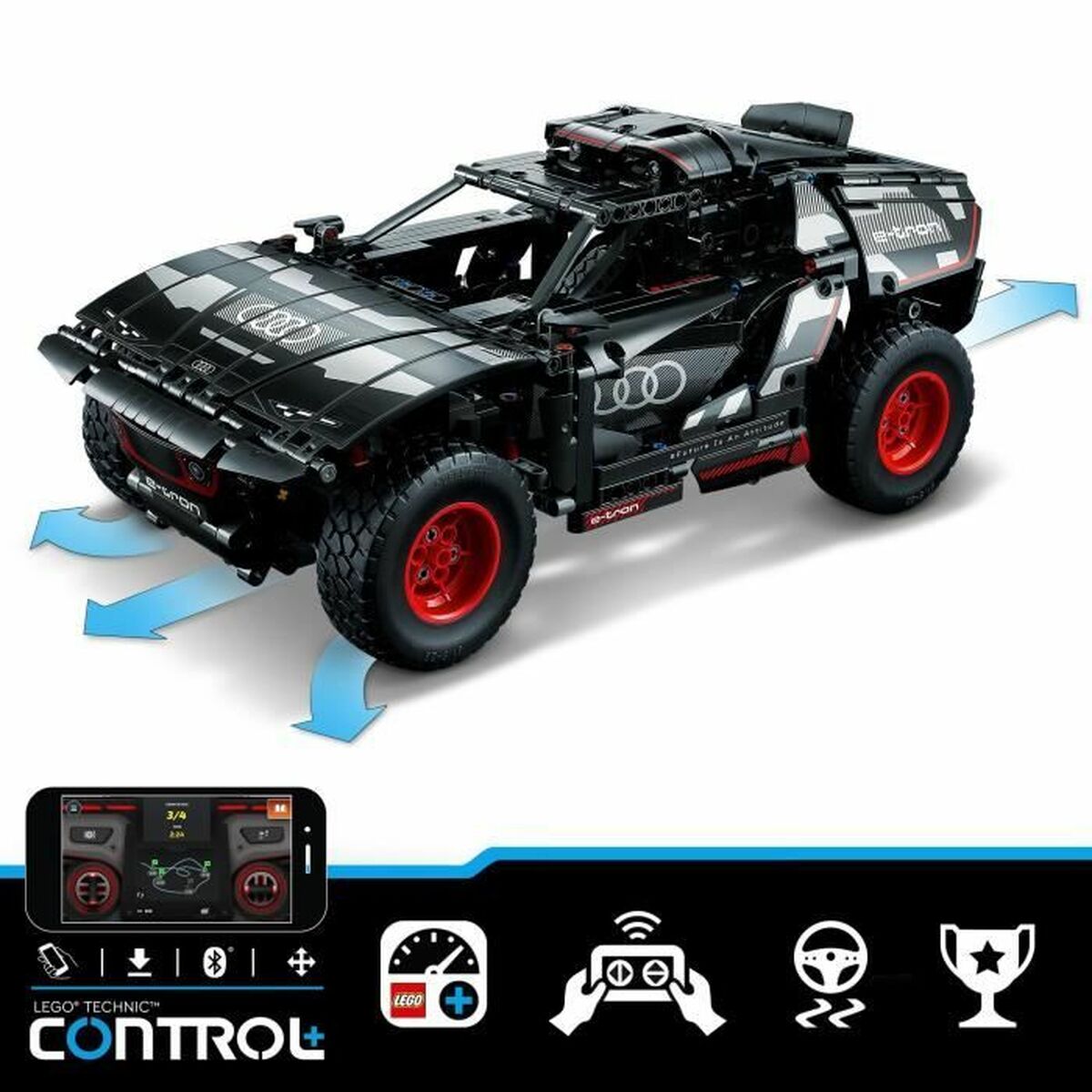 Набор машинок Lego Technic Audi 42160 Разноцветный-4
