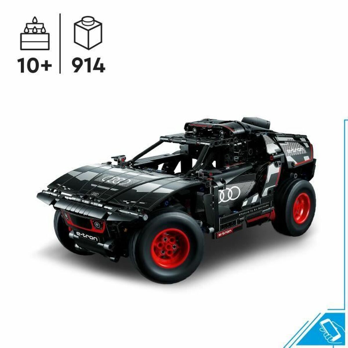 Набор машинок Lego Technic Audi 42160 Разноцветный-6