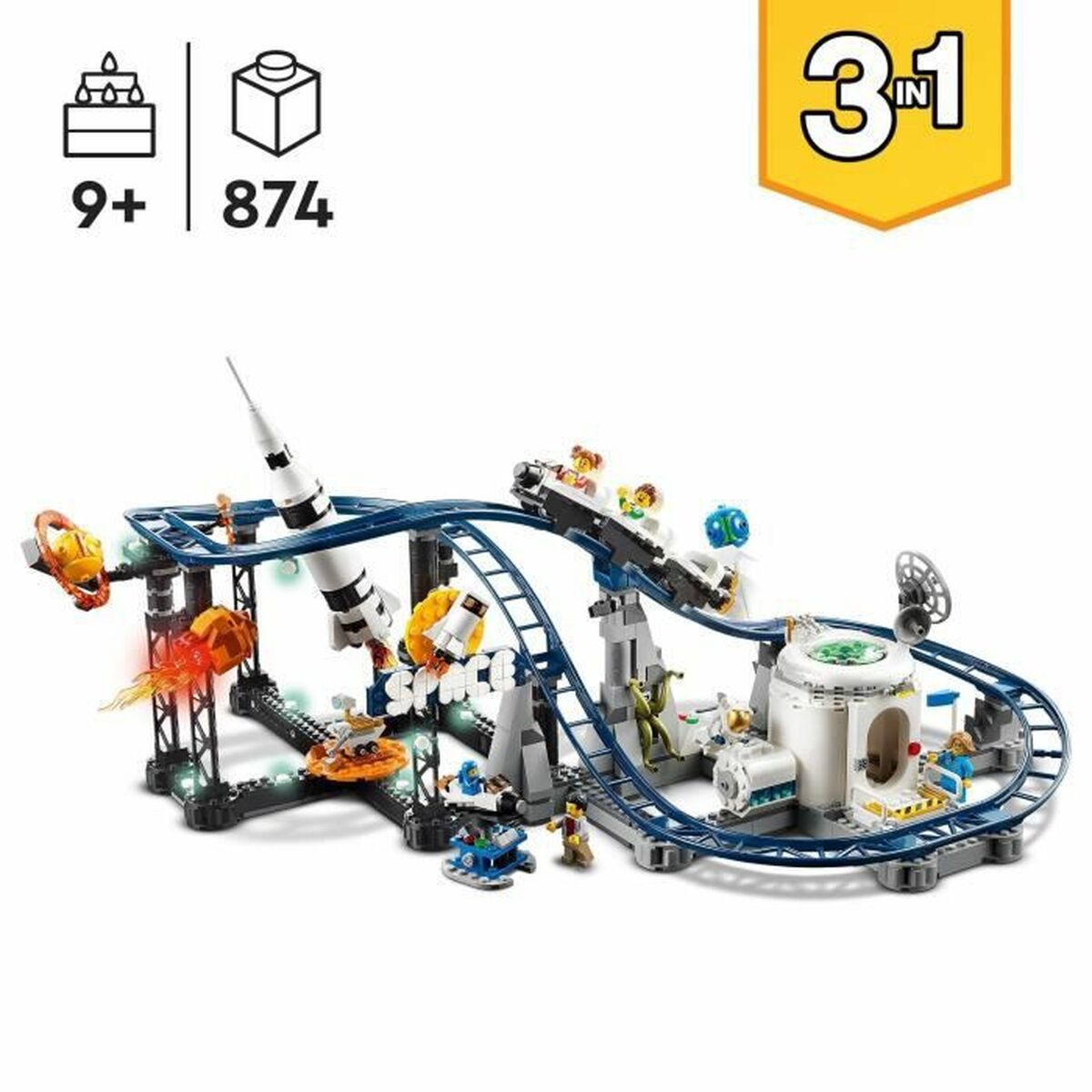 Playset Lego Creator 31142 Space Rollercoaster 874 Предметы-2